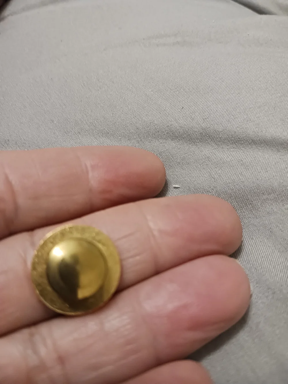 Vintage Gold and Blue United States Air Force Retired Pin